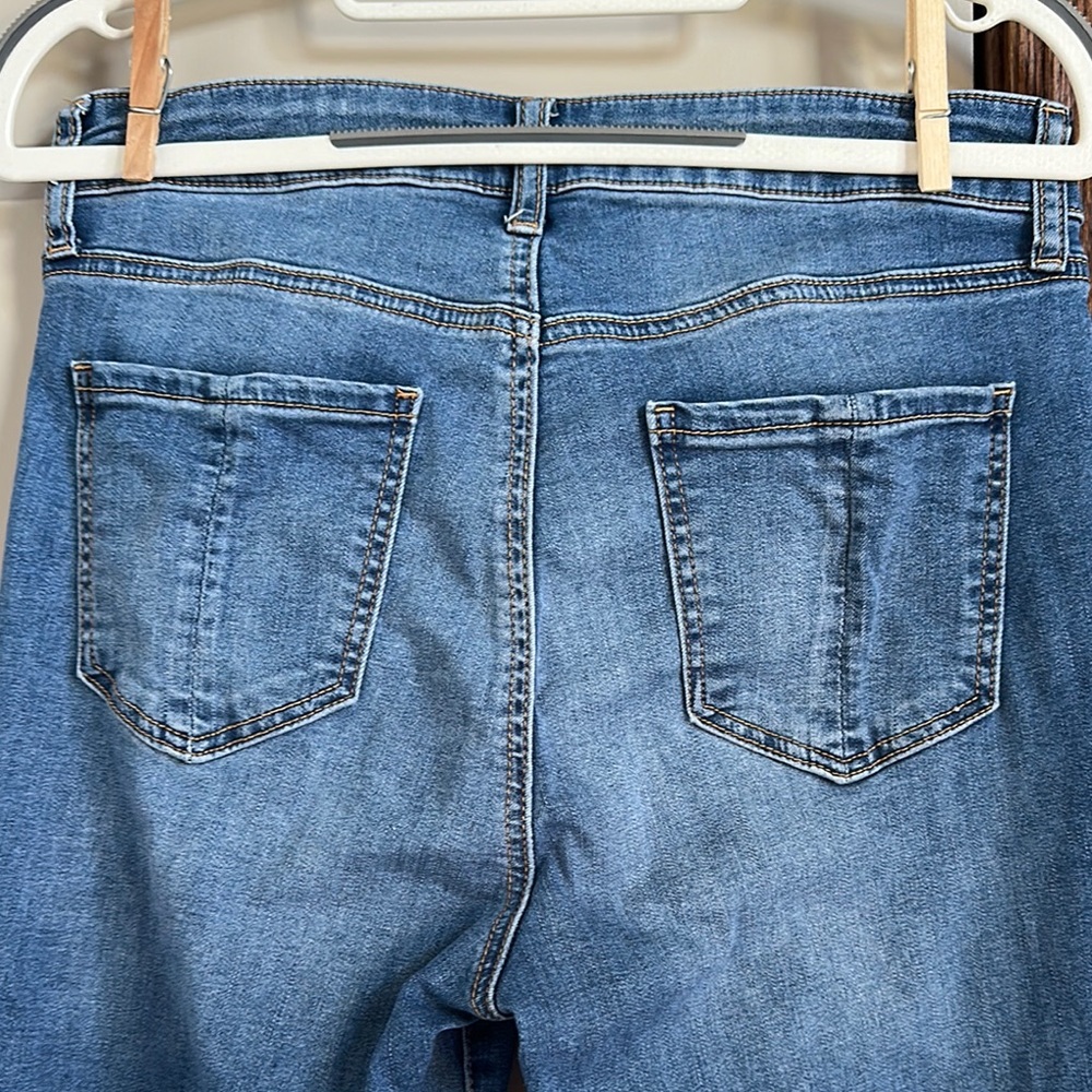 GUC Prosperity Blue High Rise Boot Cut Jeans Denim with Stretch Size 30 - Picture 5 of 9